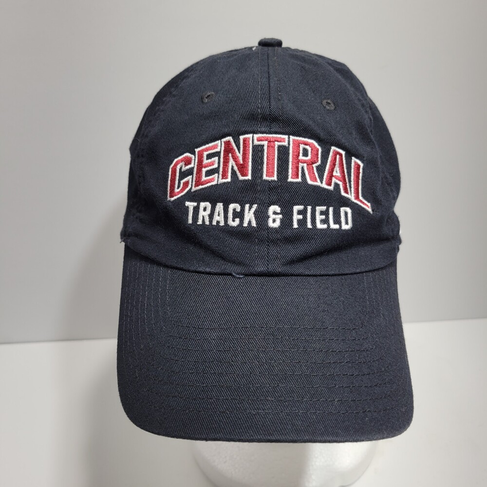 Nike Hat Cap Strapback Black Baseball Hiker Hiking Central Track & Field Mens